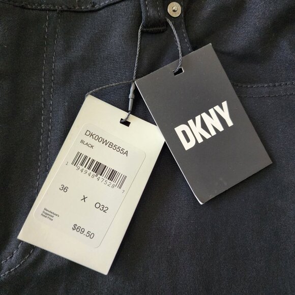 NWT DKNY Stanton Slim fit Jeans Mens 36x32 Black - Picture 9 of 9